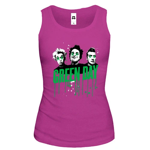 Женская майка Green day Uno! Dos! Tré!