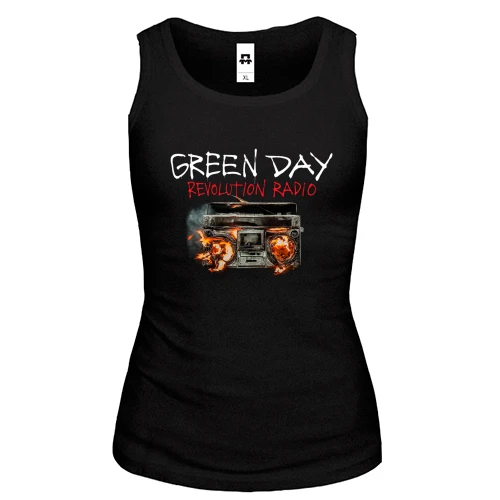 Женская майка Green day Revolution Radio