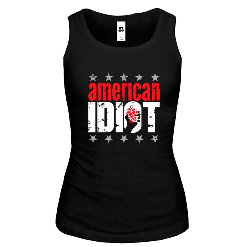 Женская майка Green day American Idiot