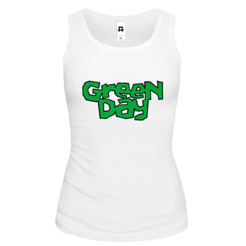 Женская майка Green day (Street art logo)