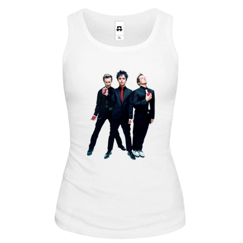 Женская майка Green day с гранатами