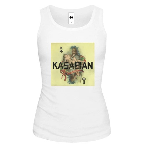 Женская майка, белый, Kasabian - Empire