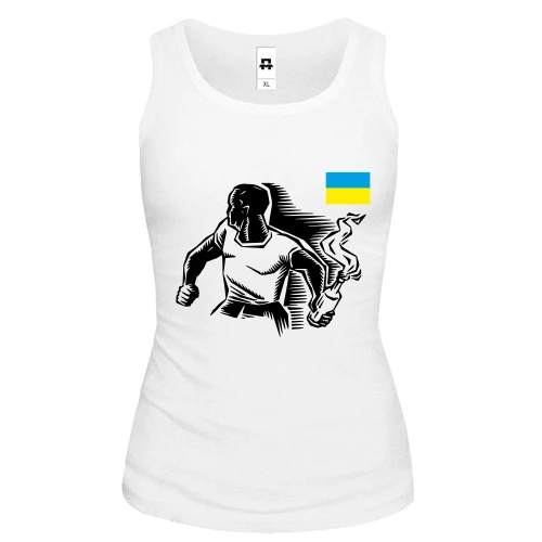 Женская майка с Майдановцем