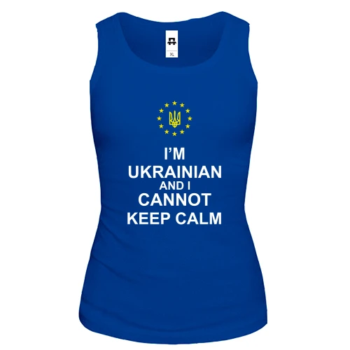 Женская майка CANNOT KEEP CALM