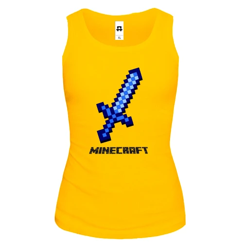 Женская майка Мечь Minecraft