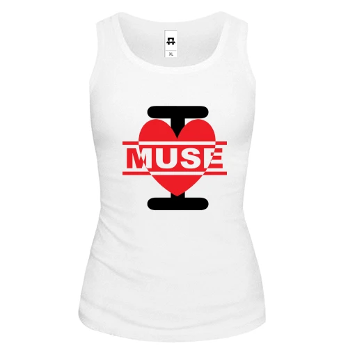 Жіноча майка I love Muse