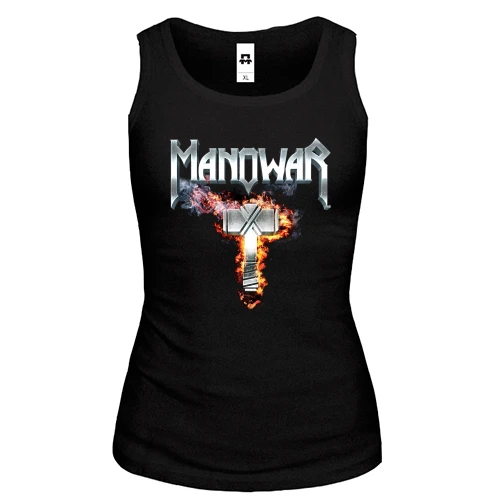 Женская майка, черный, Manowar - The Lord of Steel