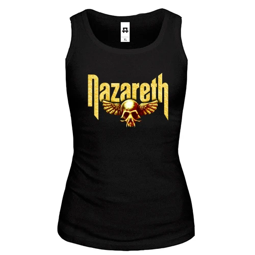 Жіноча майка Nazareth (з золотим черепом)