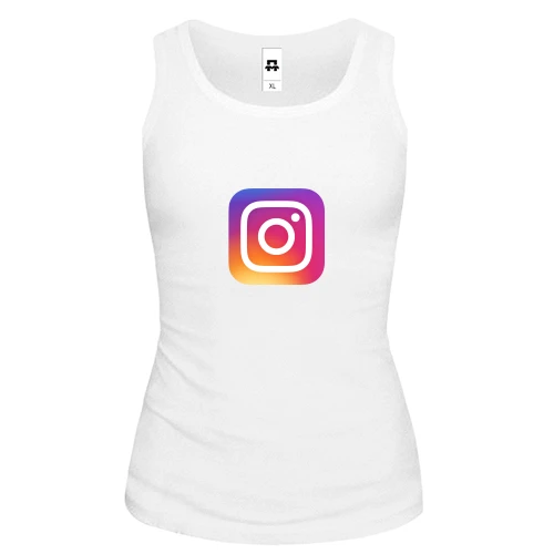 Женская майка Instagram (инстаграм)