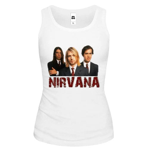 Женская майка Nirvana (color)