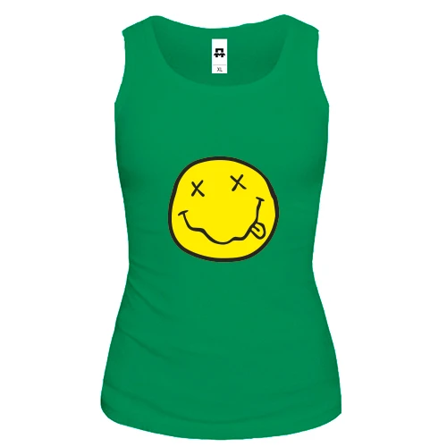Женская майка NIRVANA Smile
