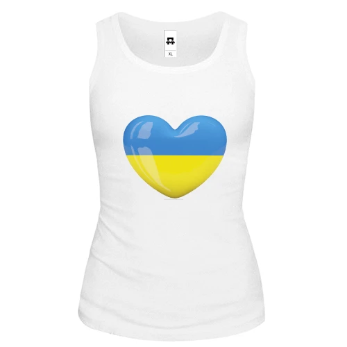 Женская майка Люблю Украину