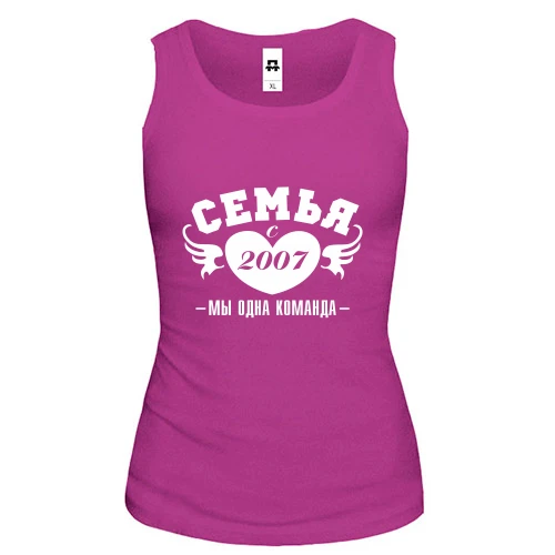 Жіноча майка Сім'я з 2007