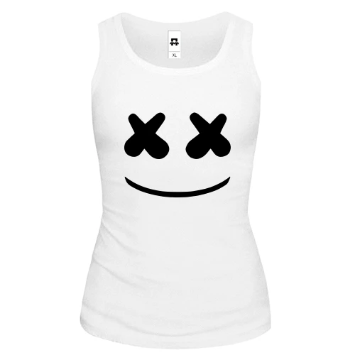Жіноча майка з обличчям Marshmello