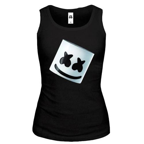 Жіноча майка зі шоломом Marshmello