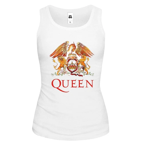 Женская майка Queen color logo