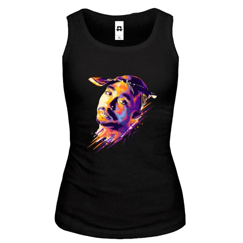 Жіноча майка з 2PAC арт