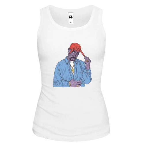 Жіноча майка з 2PAC ілюстрація (2)