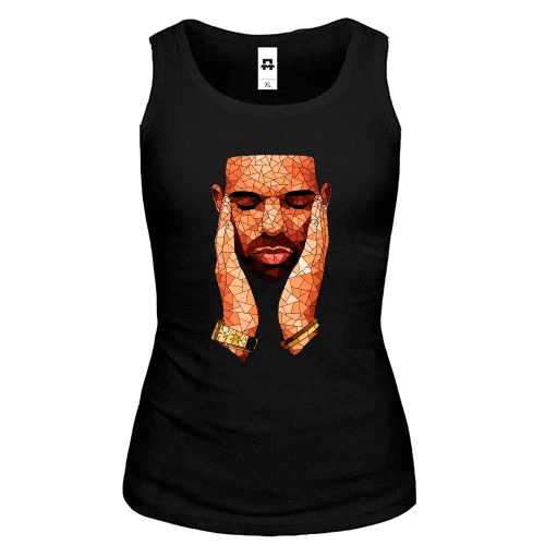 Жіноча майка з Drake полігонами