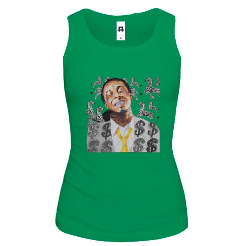 Жіноча майка з Lil Wayne і зебрами