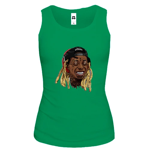 Жіноча майка з усміхненим Lil Wayne