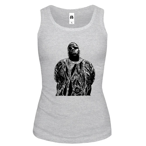 Жіноча майка, сірий меланж, з Rick Ross (2)
