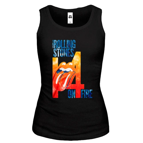 Женская майка Rolling Stones 14 Fire