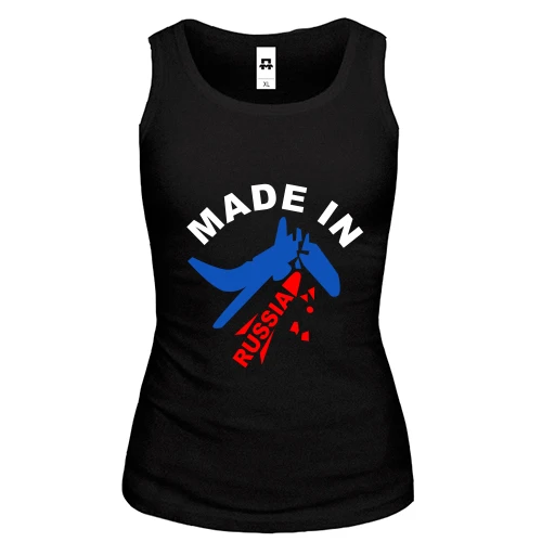 Женская майка MADE IN RUSSIA