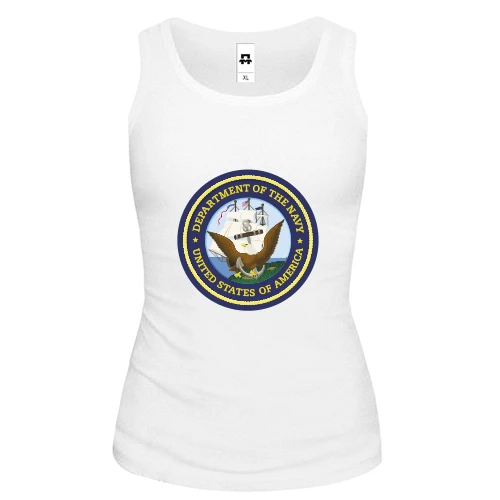 Жіноча майка NAVY (big logo)