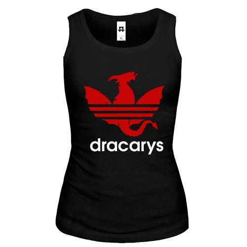 Жіноча майка з написом "Dracarys" Гра Престолів