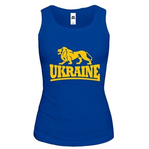 Жіноча майка з написом "Ukraine"