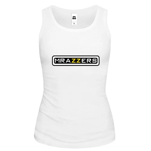 Жіноча майка з написом "Mrazzers" в стилі Brazzers