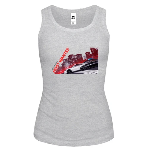Женская майка с Need for Speed Most Wanted