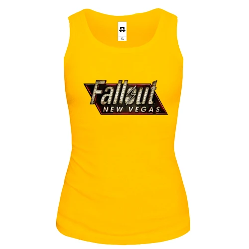 Женская майка Fallout: New Vegas с логотипом игры