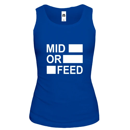 Жіноча майка Mid or feed