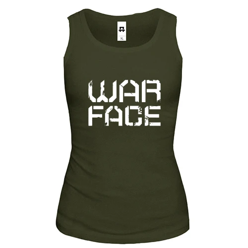 Женская майка с логотипом Warface