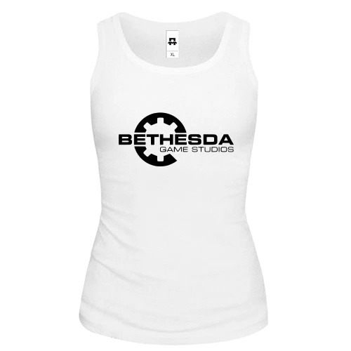 Женская майка с логотипом Bethesda Game Studios