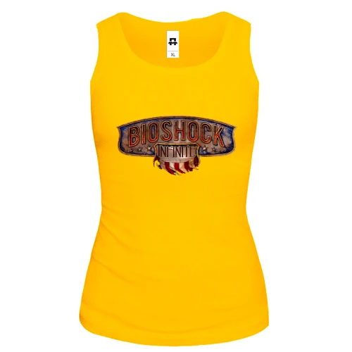 Женская майка с логотипом Bioshock - Infinite