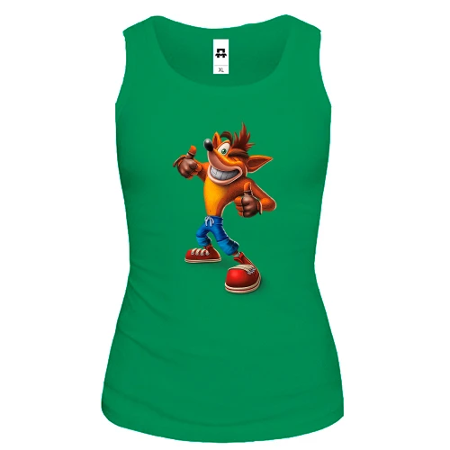 Женская майка с Crash Bandicoot