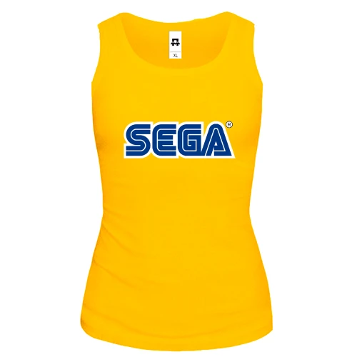 Женская майка с логотипом SEGA
