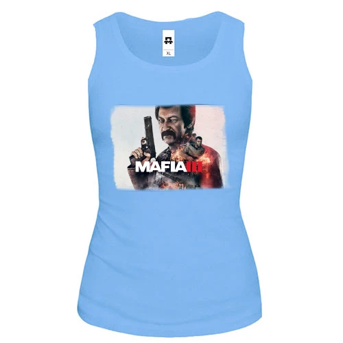 Женская майка с постером игры Mafia 3