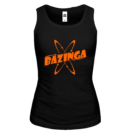 Жіноча майка Bazinga з атомними орбітами