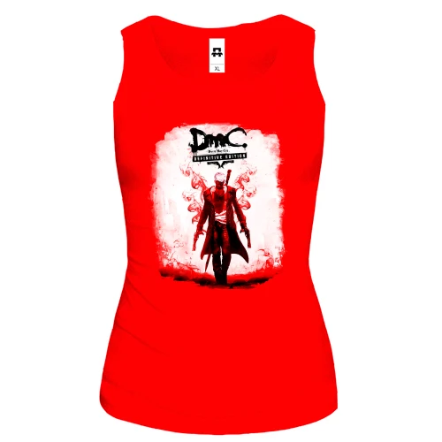 Женская майка с постером игры Devil May Cry