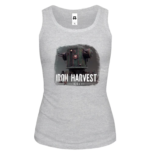 Женская майка с постером к игре Iron Harvest