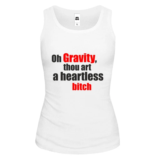 Жіноча майка Gravity Шелдона