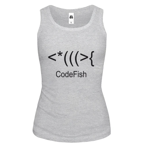 Женская майка code fish