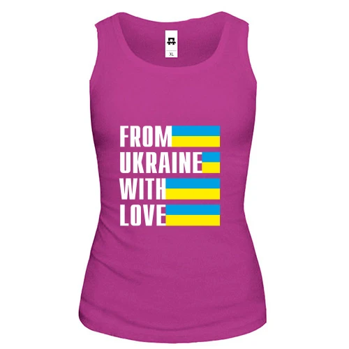 Жіноча майка From Ukraine with love