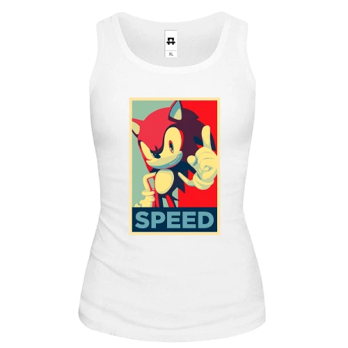 Жіноча майка з артом Speed (Sonic)