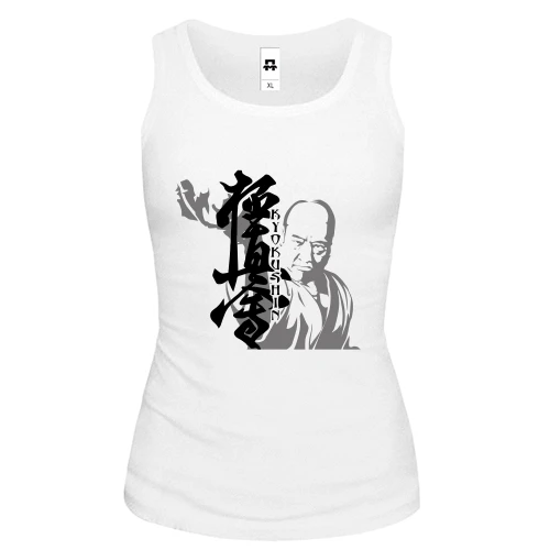 Женская майка, Белый, Kyokushin