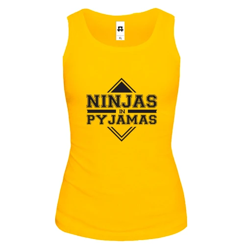 Жіноча майка Ninjas In Pyjamas (2)